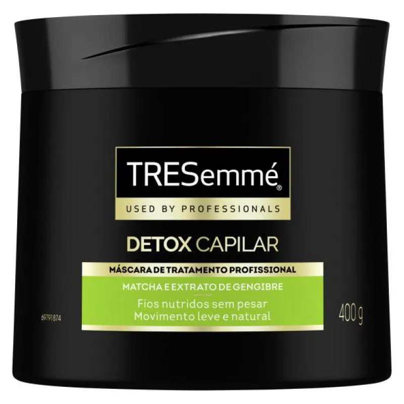 Máscara de Tratamento Tresemmé Detox Capilar 400g