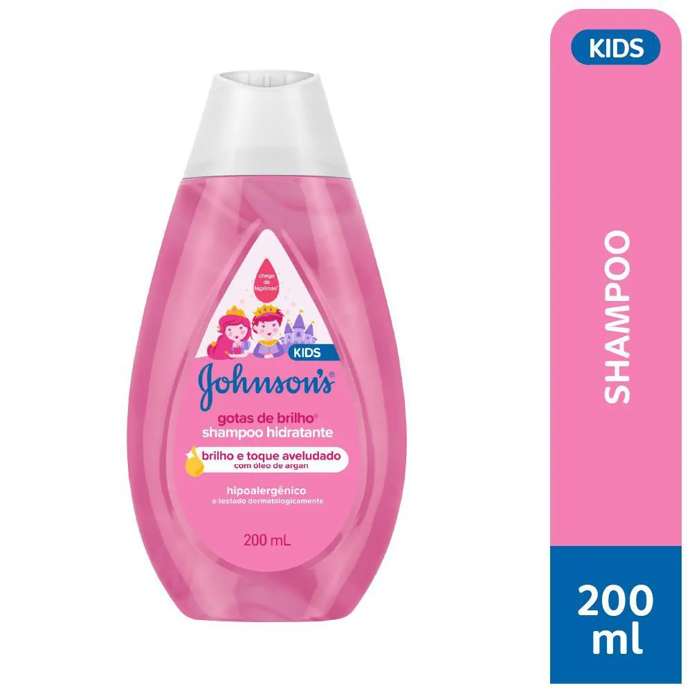 SHAMPOO JOHNSON'S BABY GOTAS DE BRILHO 200ML Drogasil