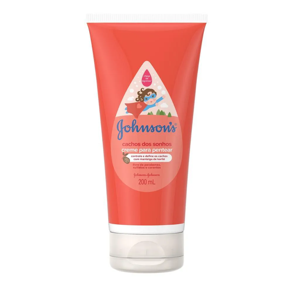 CREME PARA PENTEAR JOHNSON'S CACHOS DOS SONHOS 200ML