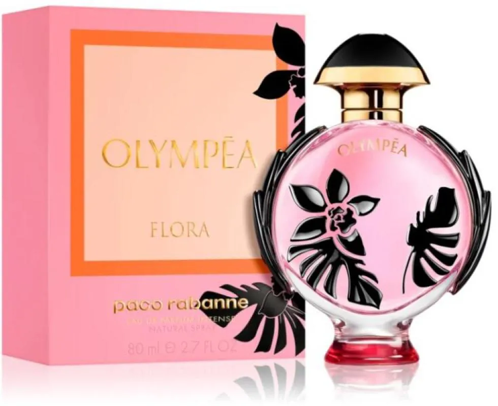 OLYMPéA FLORA PACO RABANNE  PERFUME FEMININO  EAU DE PARFUM  80ML IMPORTADO