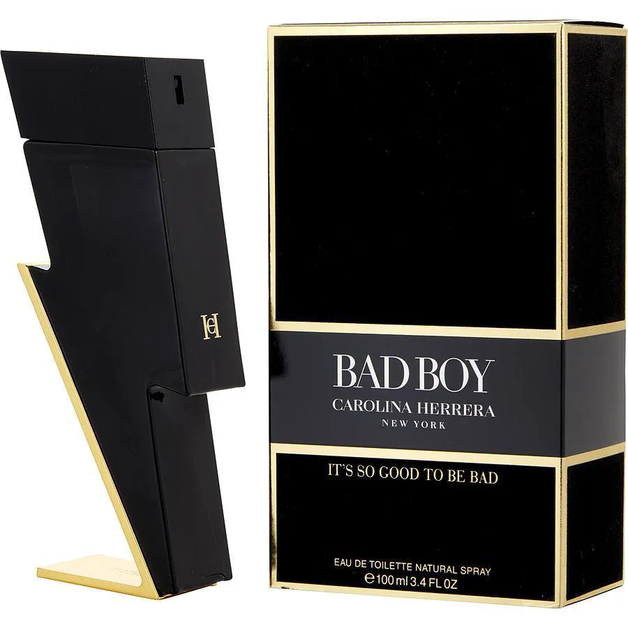 BAD BOY CAROLINA HERRERA PERFUME MASCULINO EAU DE TOILETTE 100ML IMPORTADO