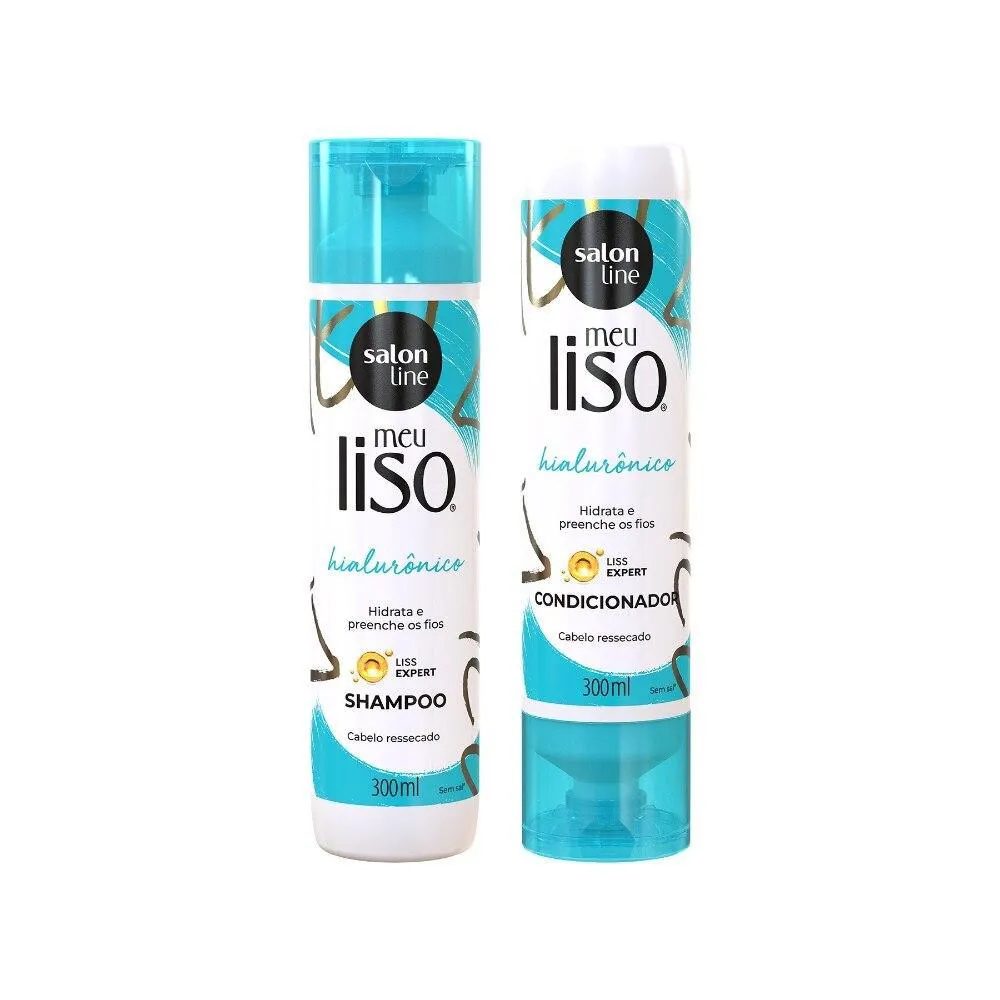 KIT SHAMPOO E CONDICIONADOR MEU LISO SPA CAPILAR ÁCIDO HIALURôNICO