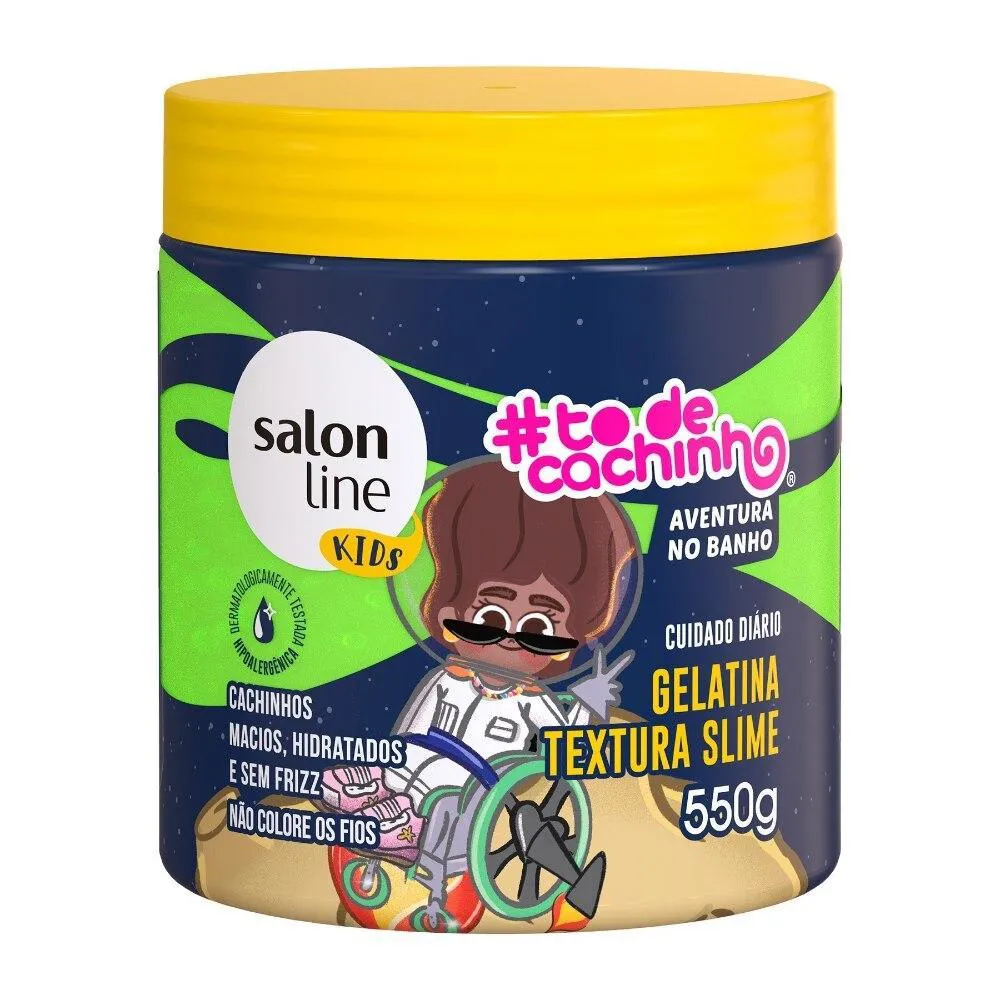 GELATINA TODECACHINHO KIDS AVENTURA NO BANHO SALON LINE 550G