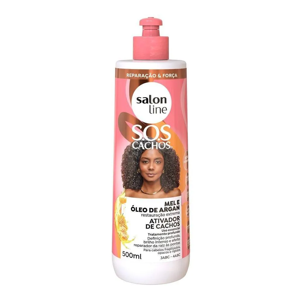 ATIVADOR DE CACHOS SOS CACHOS MEL CACHOS INTENSOS SALON LINE 500ML |  Drogasil