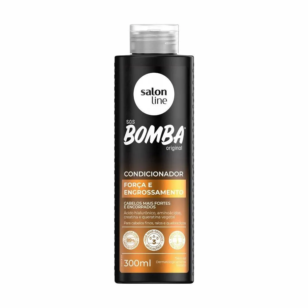 CONDICIONADOR SOS BOMBA FORçA E ENGROSSAMENTO 300ML