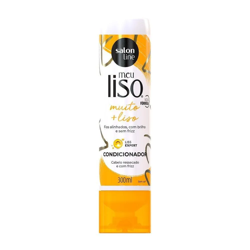 CONDICIONADOR MEU LISO MUITO E LISO SALON LINE 300ML