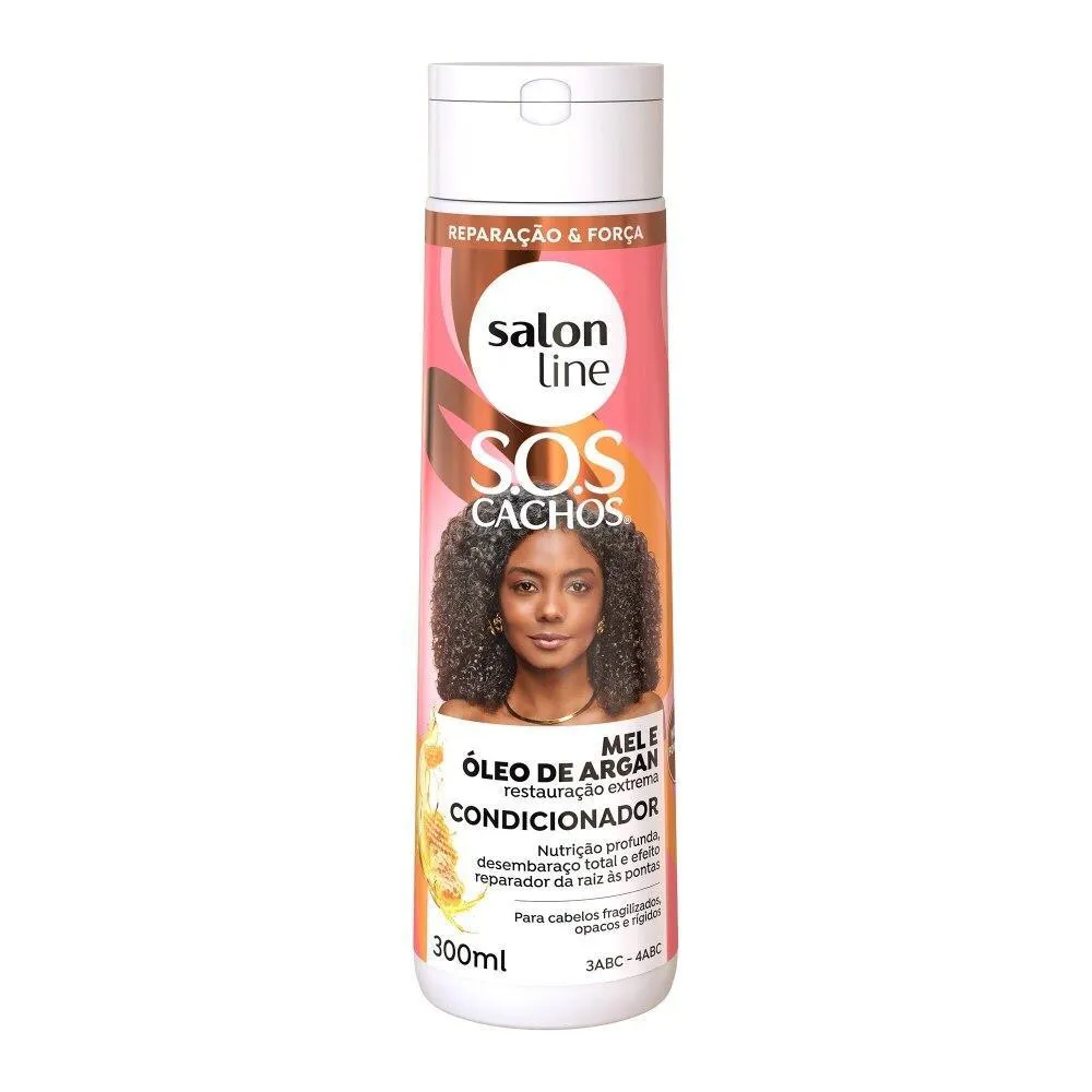 CONDICIONADOR SOS CACHOS MEL CACHOS INTENSOS SALON LINE 300ML