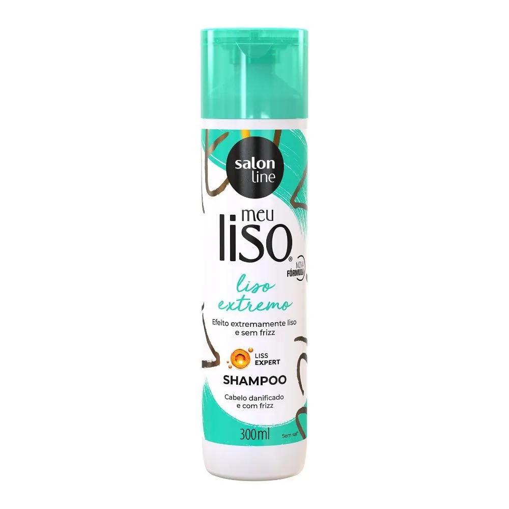 Shampoo Vegano Salon Line Meu Liso Extremo Hidratação 300ml