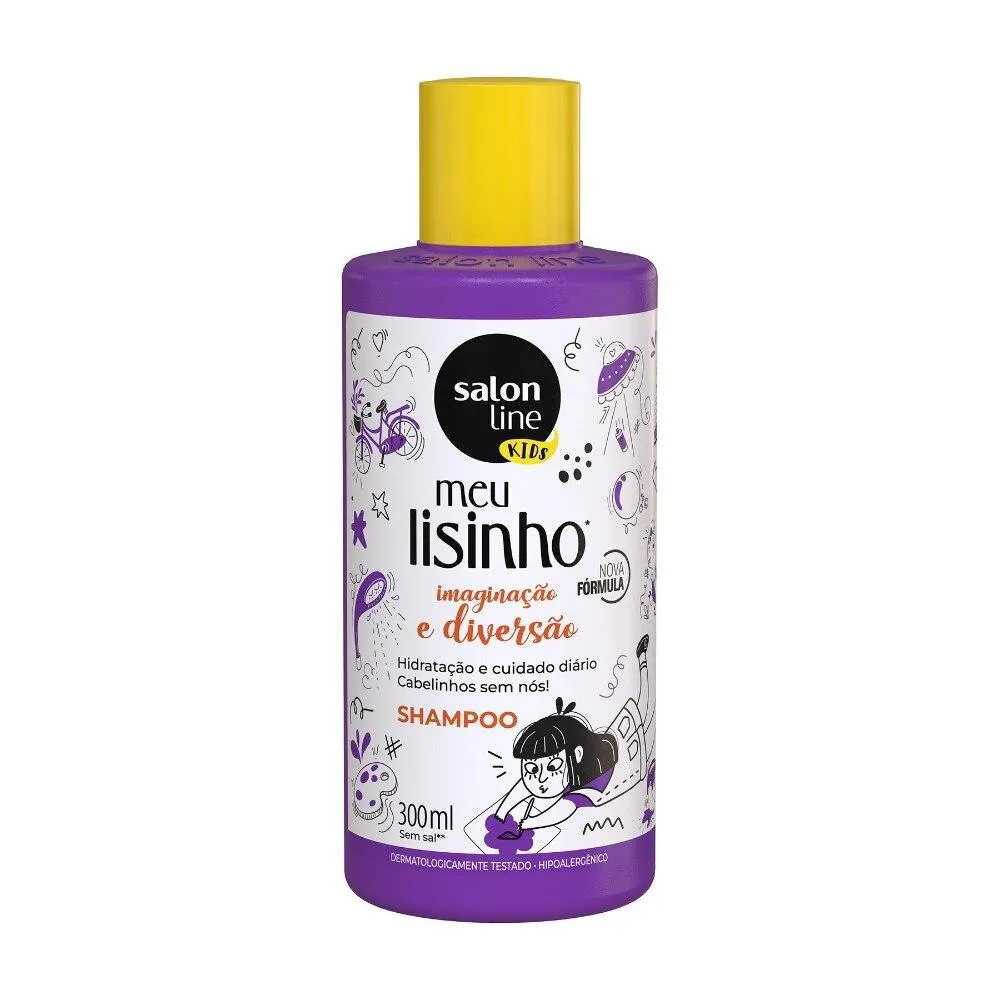 Shampoo Vegano Salon Line Meu Lisinho Kids Brilho 300ml