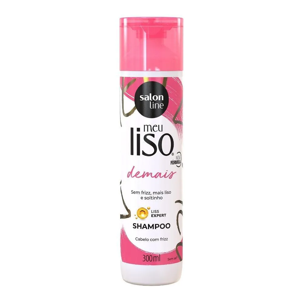 SALON LINE, SHAMPOO, MEU LISO, DEMAIS, VEGANO - CABELOS LISOS, 300 ML