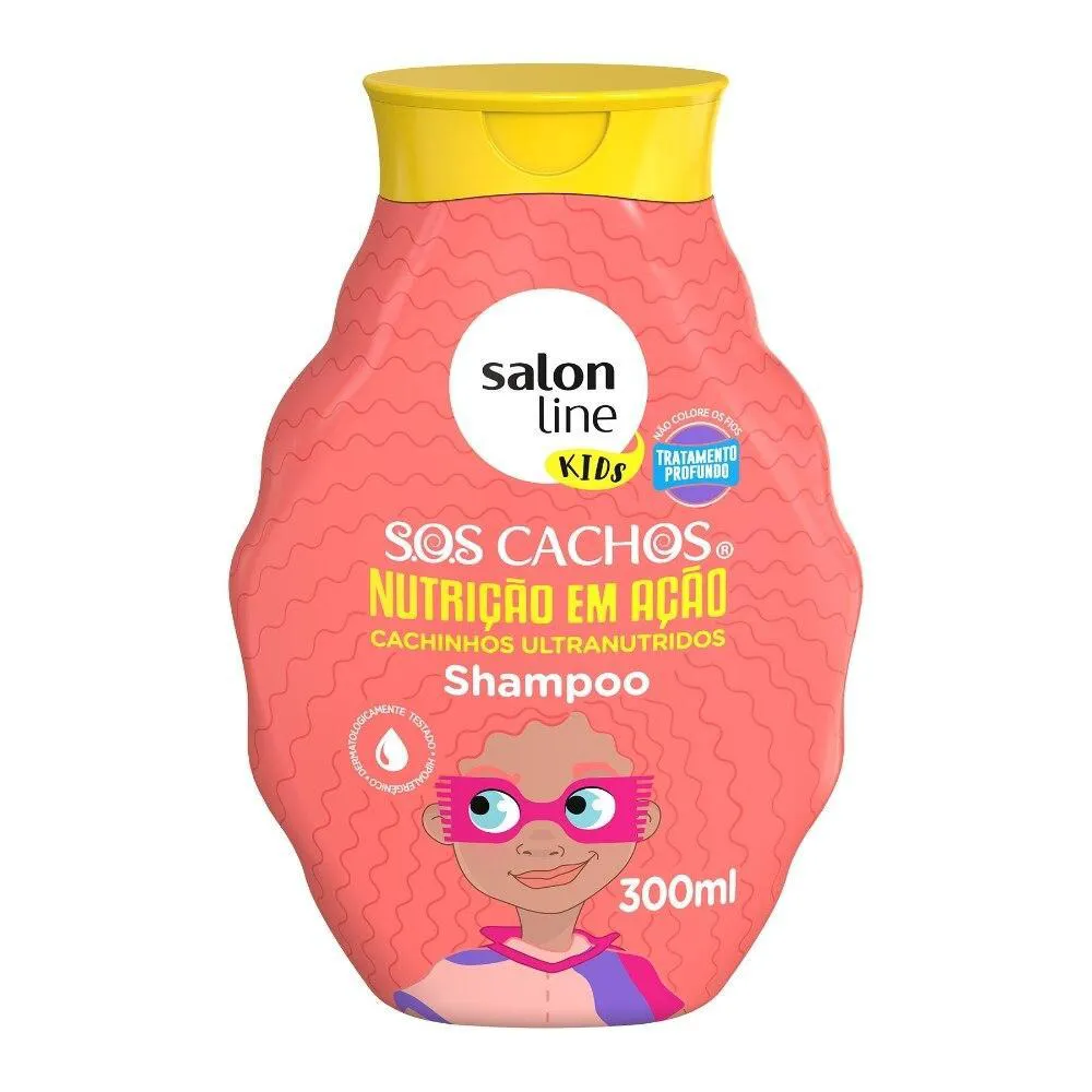SHAMPOO SOS CACHOS KIDS NUTRIçãO EM AçãO 300ML