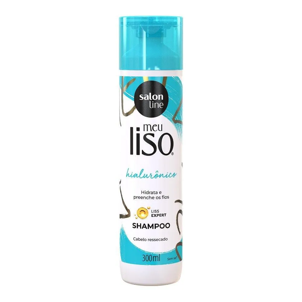 Shampoo Vegano Salon Line Meu Liso Ácido Hialurônico 300ml