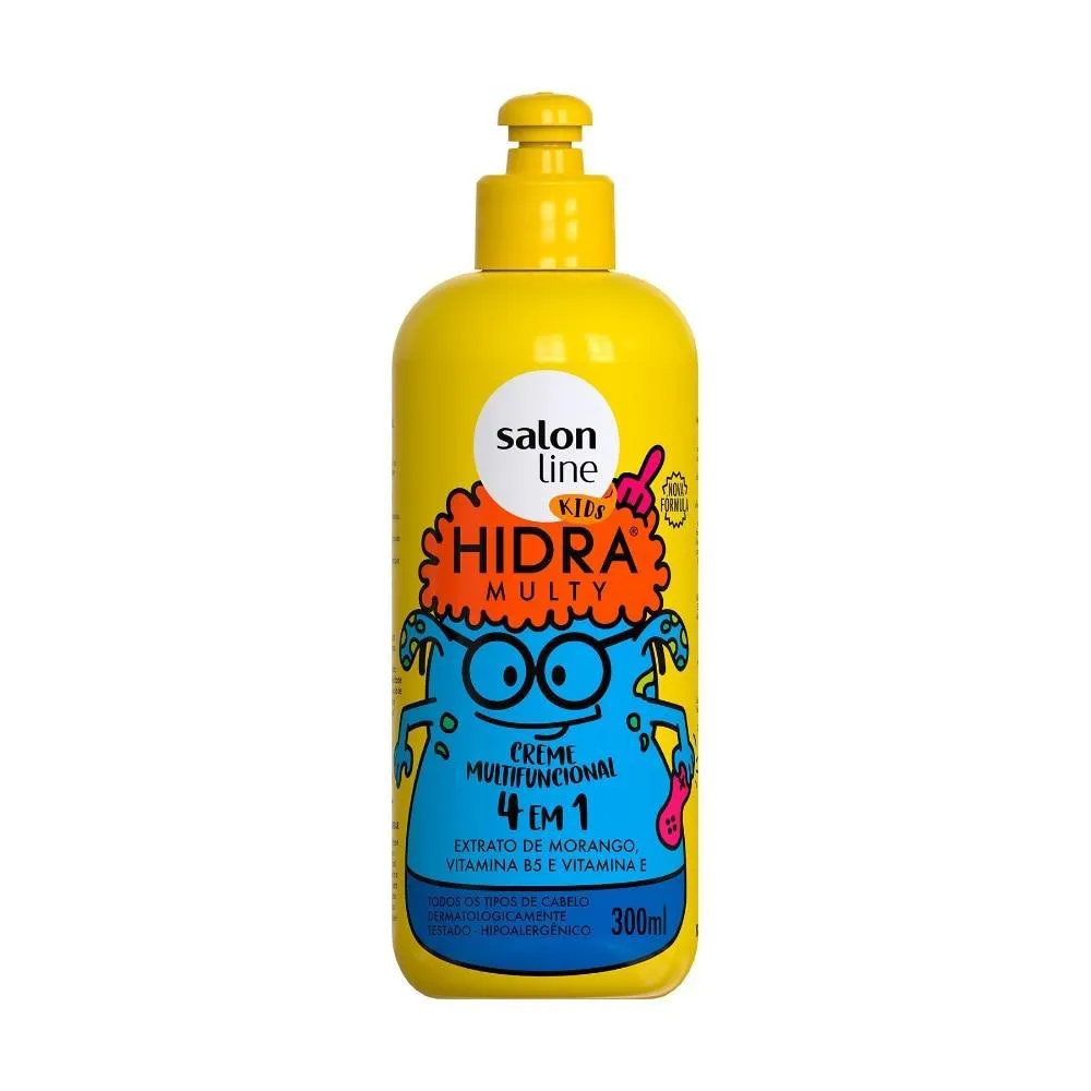 CREME PARA PENTEAR MULTIFUNCIONAL HIDRA MULTY KIDS SALON LINE 300ML