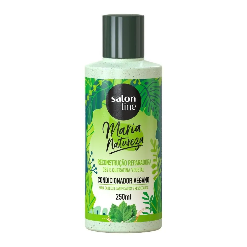 Condicionador Vegano Salon Line Maria Natureza Reconstrução Reparadora 250ml