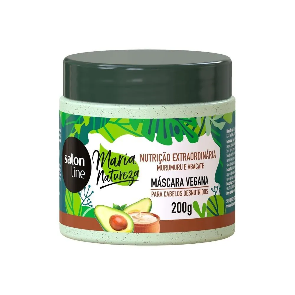 CAIXA COM 6 UNIDADES DE MáSCARA MARIA NATUREZA NUTRIçãO EXTRAORDINáRIA SALON LINE 200G