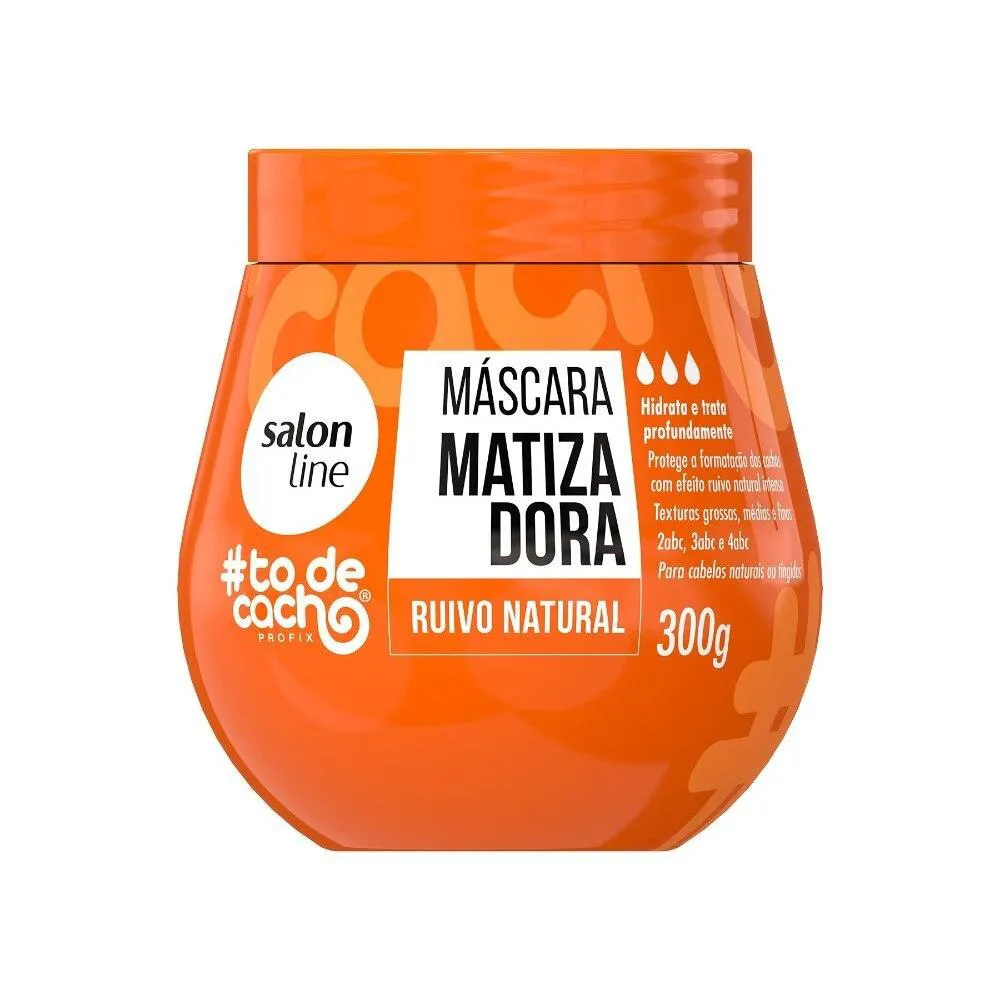 MáSCARA MATIZADORA TODECACHO RUIVO NATURAL 300G