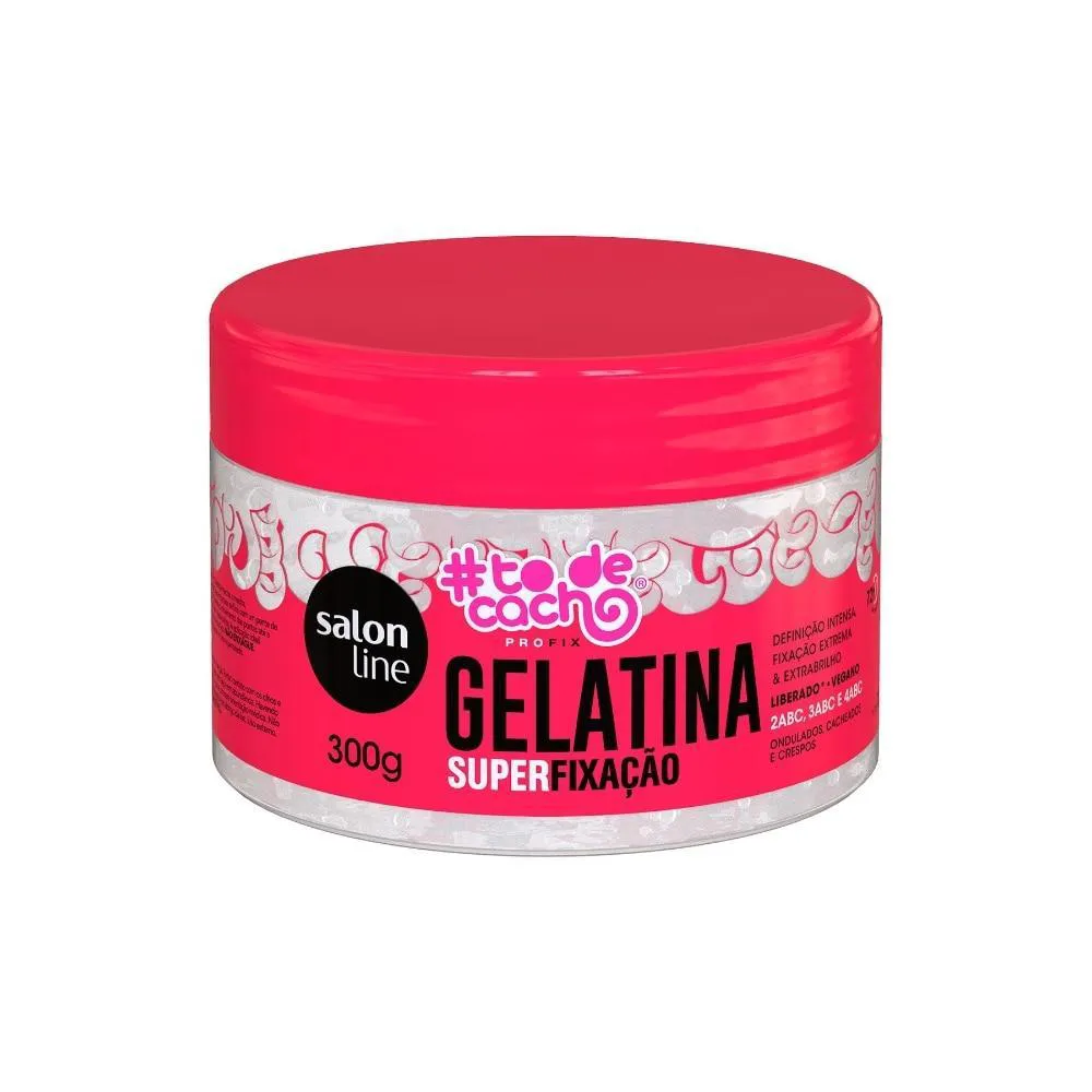GELATINA SUPER FIXAçãO TODECACHO PROFIX SALON LINE 300G