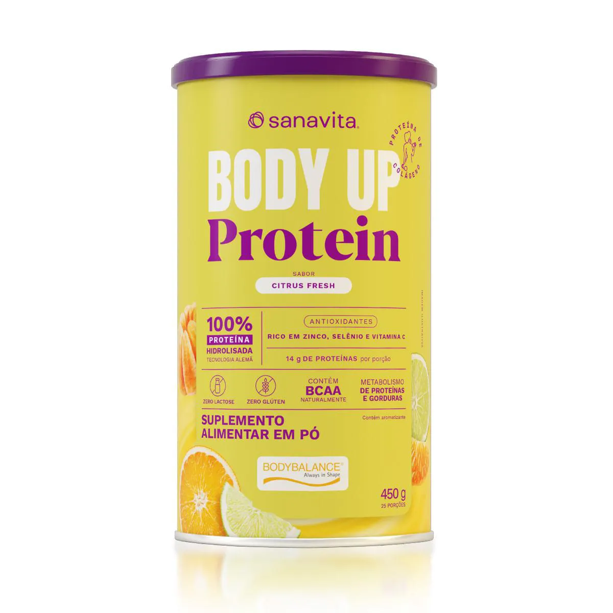 Suplemento Sanavita Body Up Sabor Citrus Fresh 450g