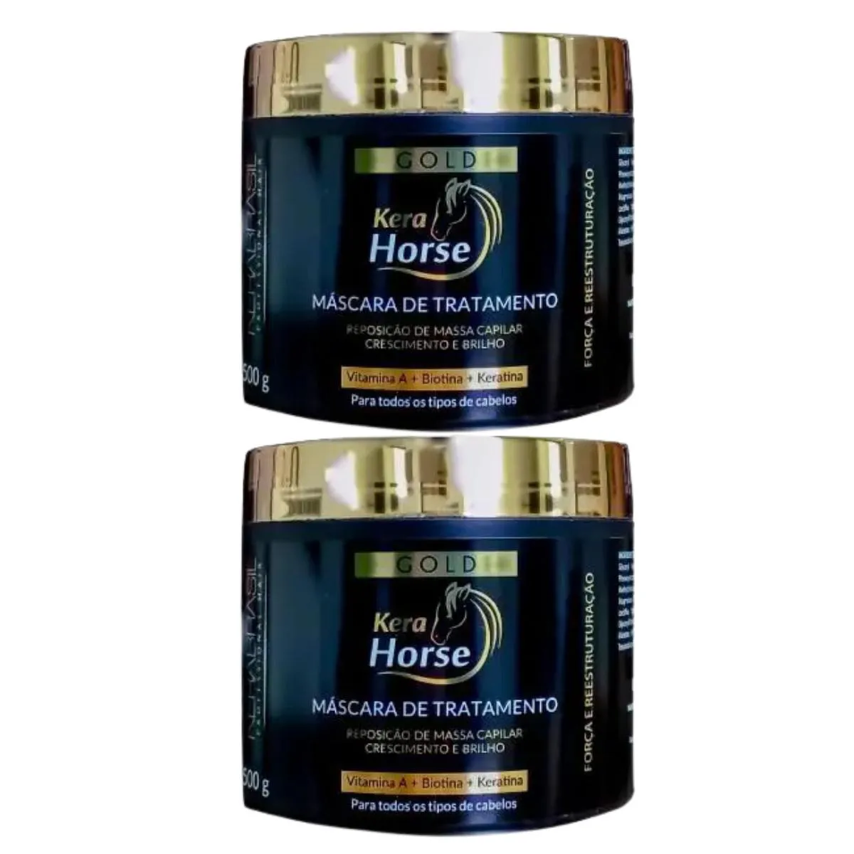 KIT C2 MáSCARA CAPILAR FORçA RECONSTRUçãO 500G – KERABRASIL