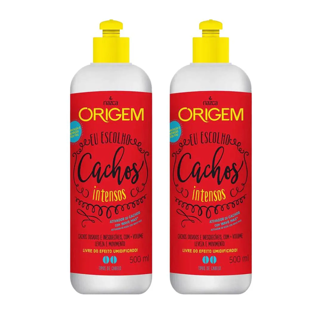 KIT C2 ATIVADOR DE CACHOS CACHOS INTENSOS 500ML – ORIGEM