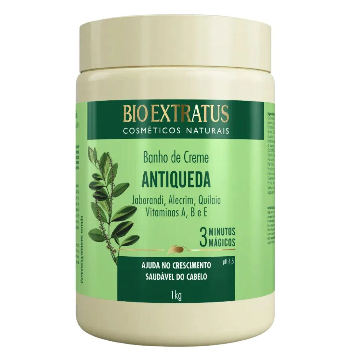 MáSCARA  ANTIQUEDA FORTALECEDORA JABORANDI 1KG BIO EXTRATUS