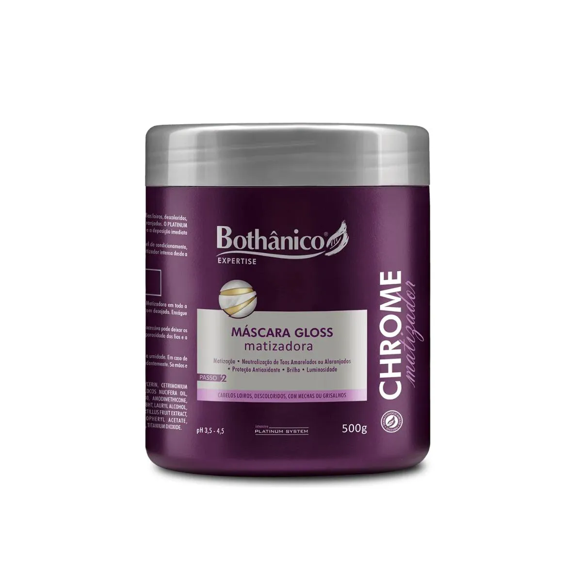 MáSCARA MATIZADORA CHROME GLOSS 500G – BOTHâNICO
