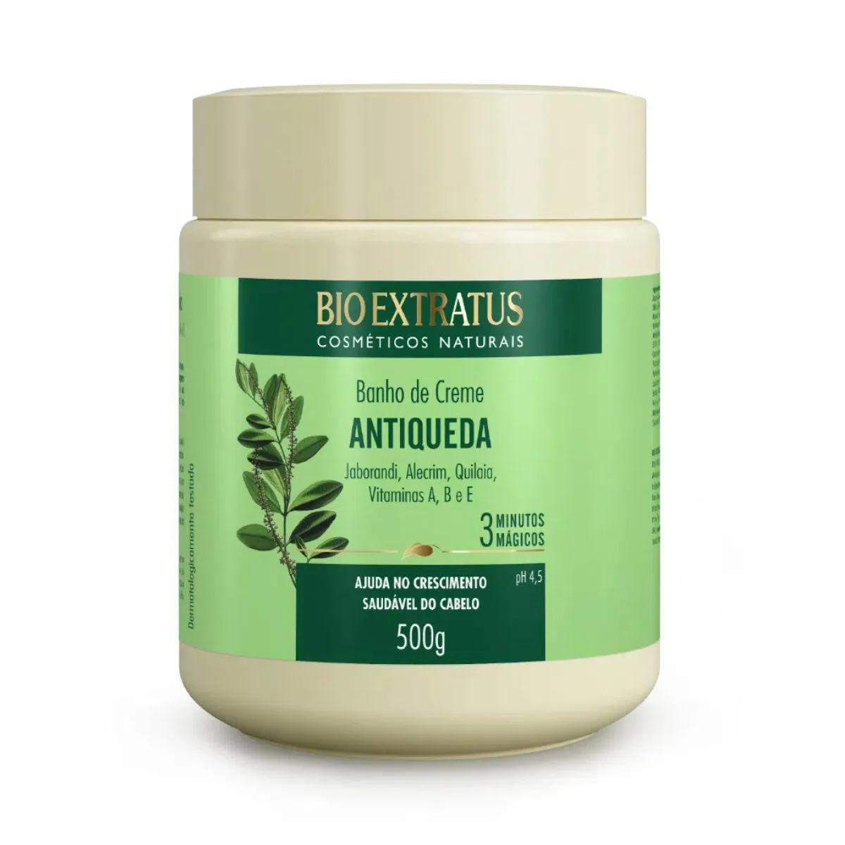 MáSCARA ANTIQUEDA FORTALECEDORA JABORANDI 500G  BIO EXTRATUS