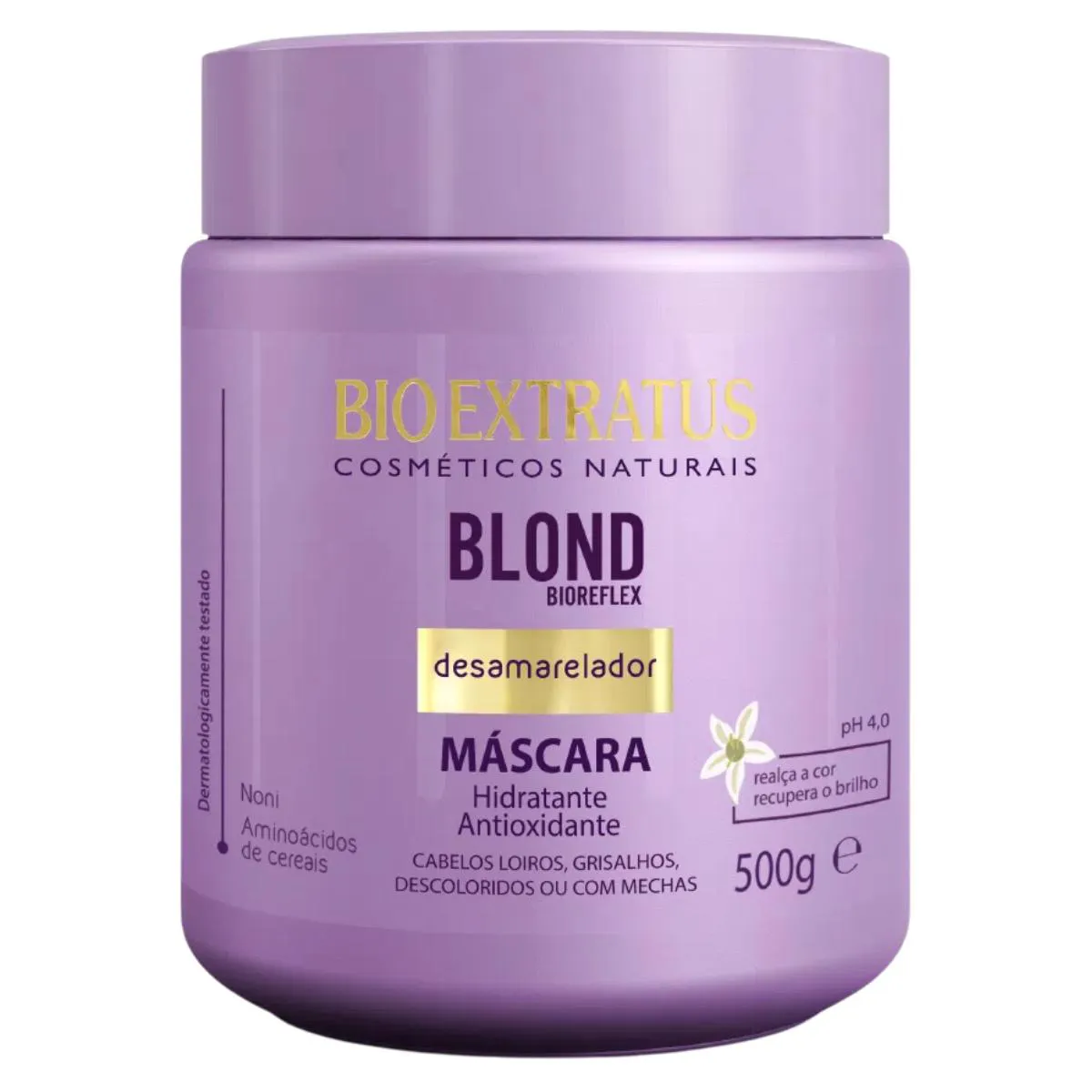 MáSCARA DESAMARELADORA BLOND BIOREFLEX 500ML - BIO EXTRATUS