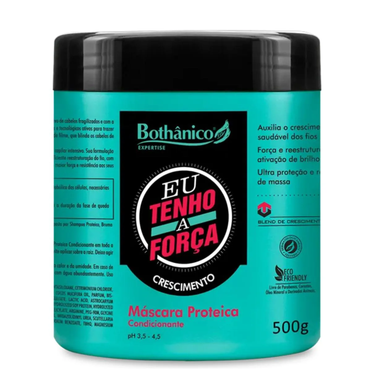 MáSCARA CAPILAR PARA FORTACELIMENTO 500GR – BOTHâNICO