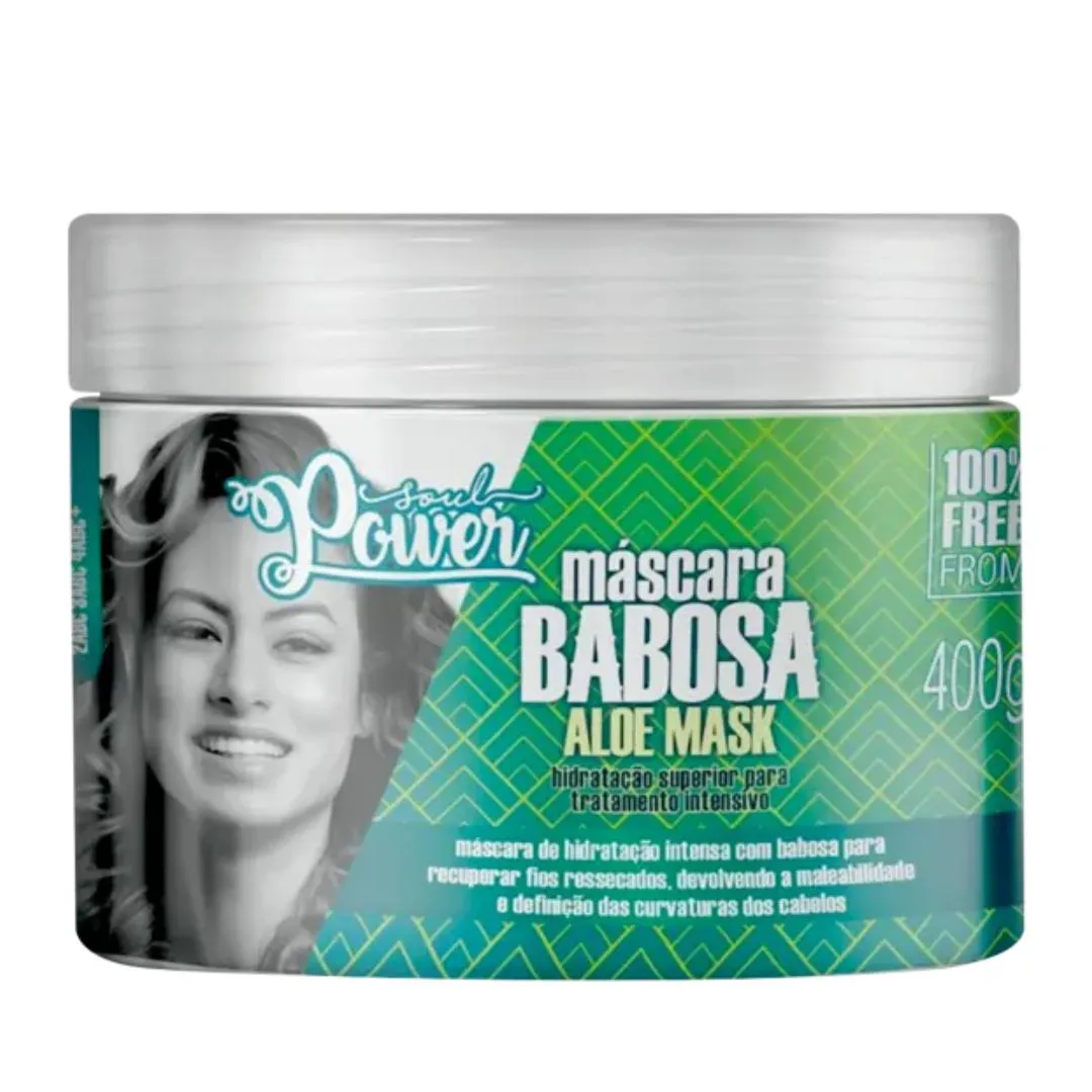 BABOSA MáSCARA CAPILAR ALOE MASK 400G – BEAUTY COLOR