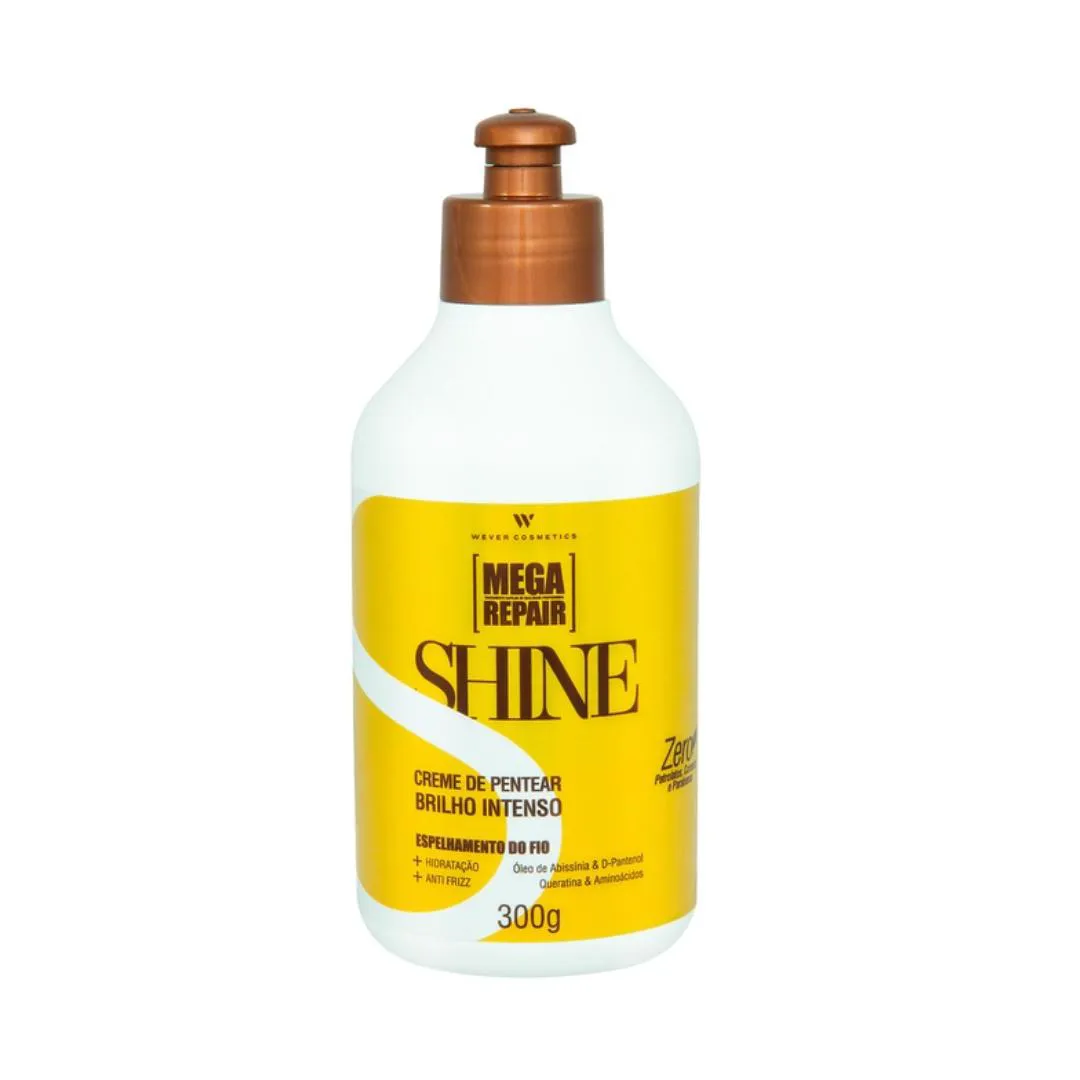 CREME DE PENTEAR BRILHO INTENSO 300G – WEVER COSMETICOS