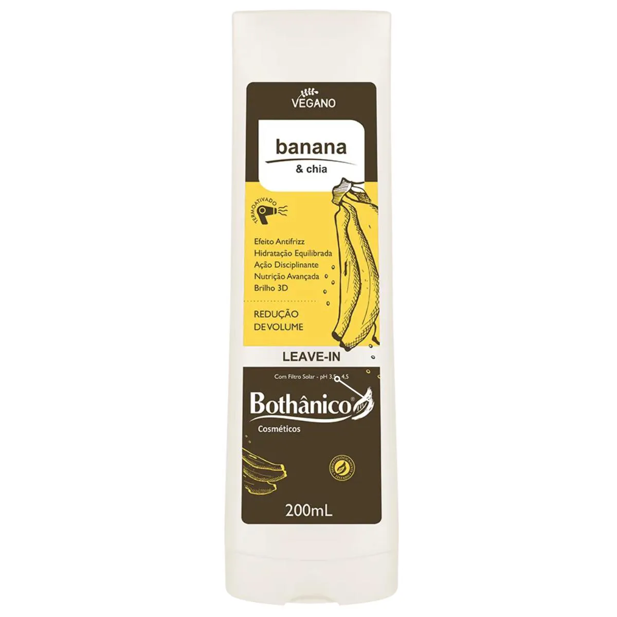 LEAVE-IN FINALIZADOR BANANA E CHIA 200ML – BOTHâNICO