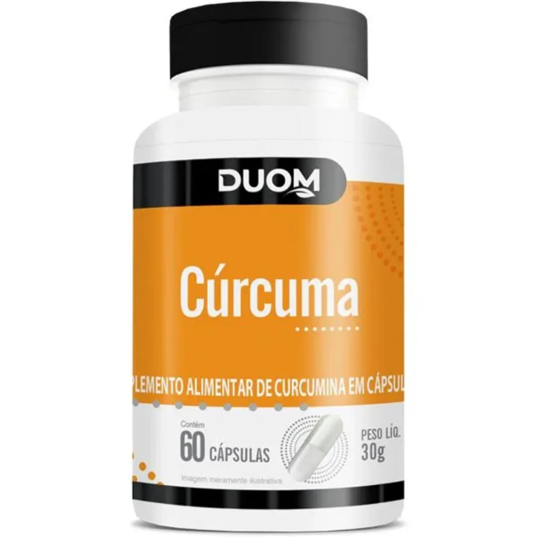 SUPLEMENTO ALIMENTAR CURCUMA COM 60 CAPS – DUOM