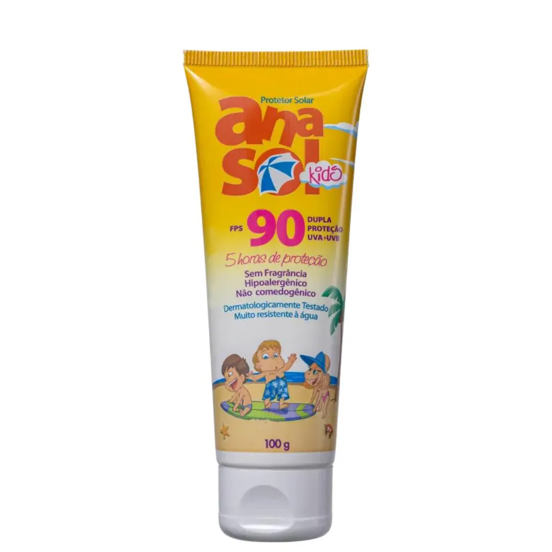 PROTETOR SOLAR FPS90 KIDS 100G – ANASOL