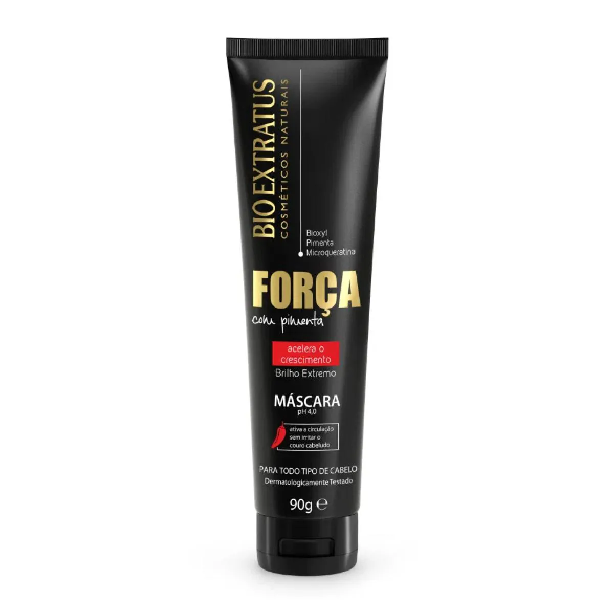 MáSCARA CAPILAR FORçA COM PIMENTA 90GR – BIO EXTRATUS