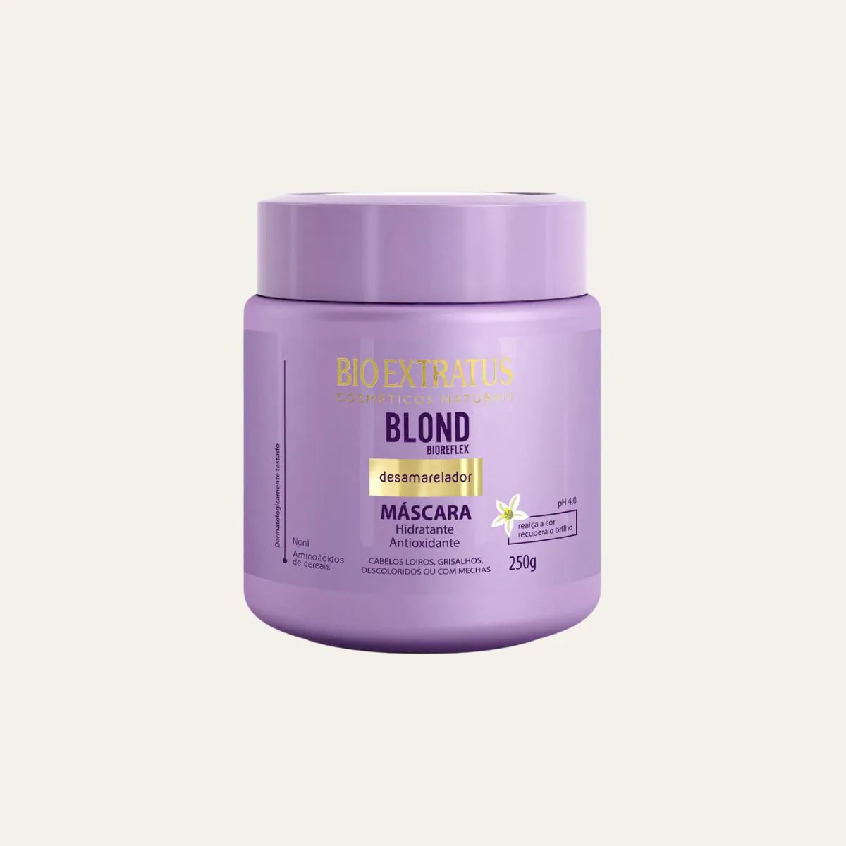 MáSCARA DESAMARELADORA BLOND BIOREFLEX 250ML - BIO EXTRATUS