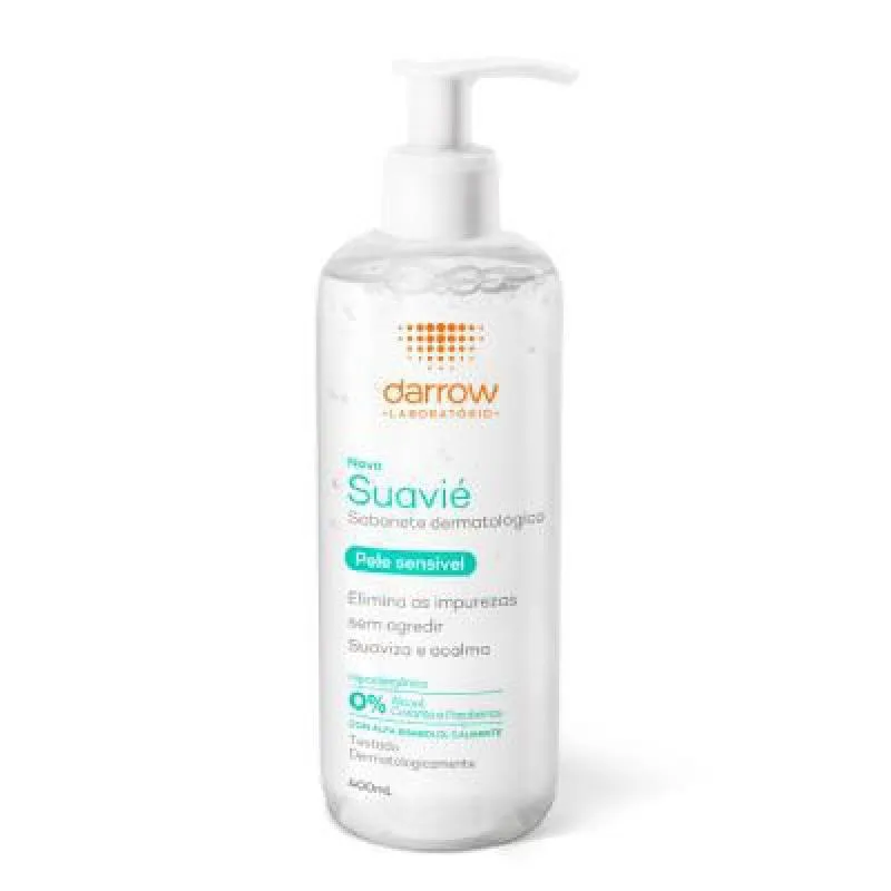 SABONETE LíQUIDO PARA PELE SENSíVEL DARROW SUAVIé - 400ML