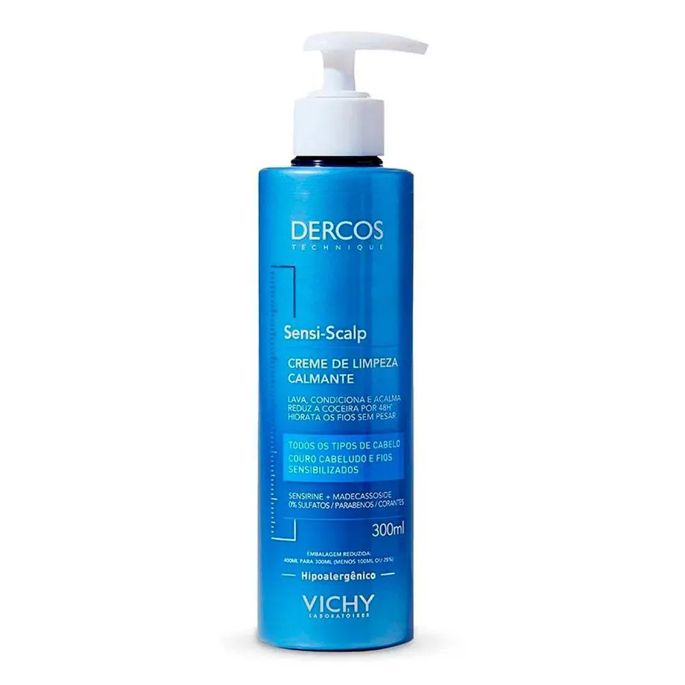 DERCOS SENSI SCALP CREME DE LIMPEZA CAPILAR 300ML