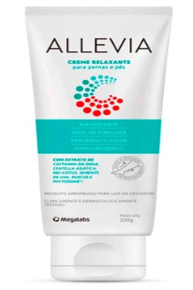 ALLEVIA CREME RELAXANTE PARA PERNAS E PéS 200G