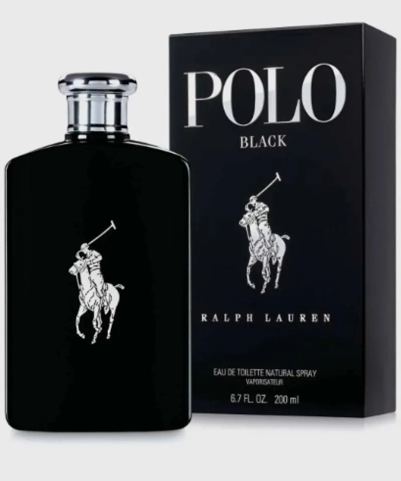 Polo Black Ralph Lauren Eau de Toilette 200ml - Perfume Masculino