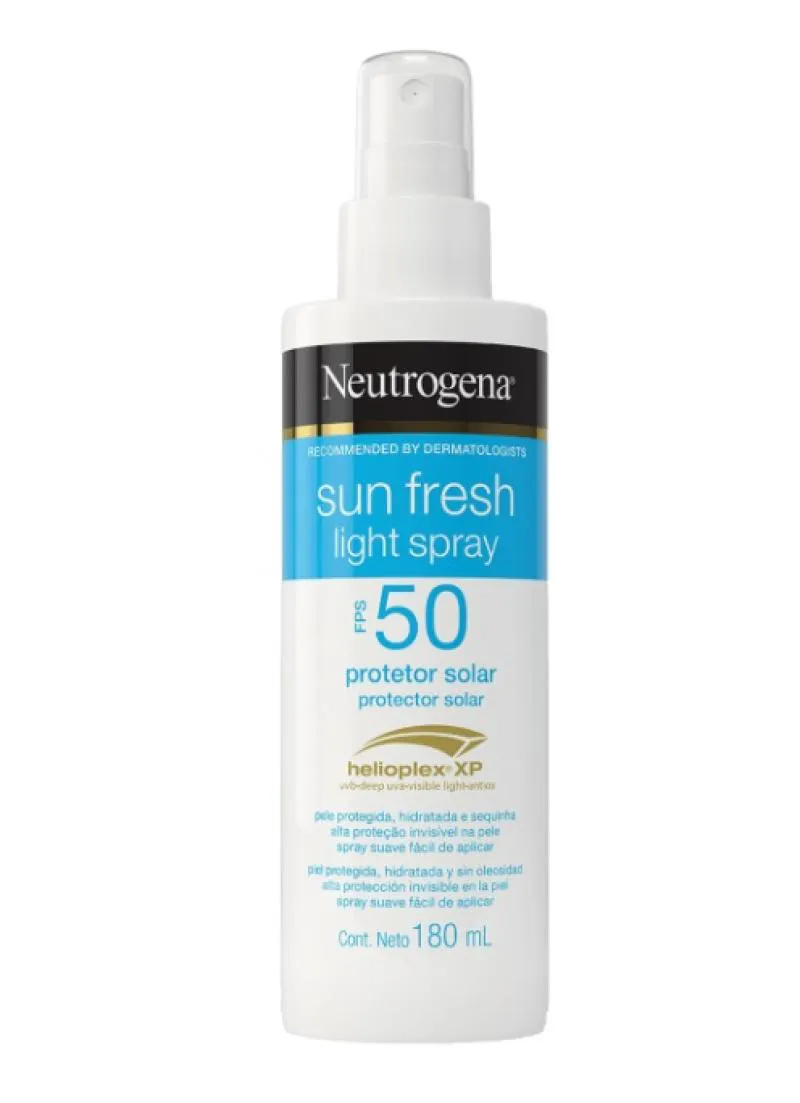 PROTETOR SOLAR NEUTROGENA SUNFRESH LIGHT SPRAY FPS50 180ML