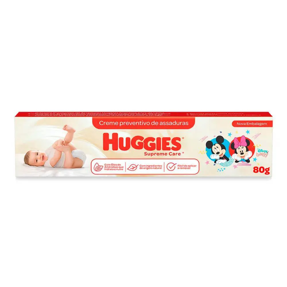 Creme para Assaduras Huggies Supreme Care 80g