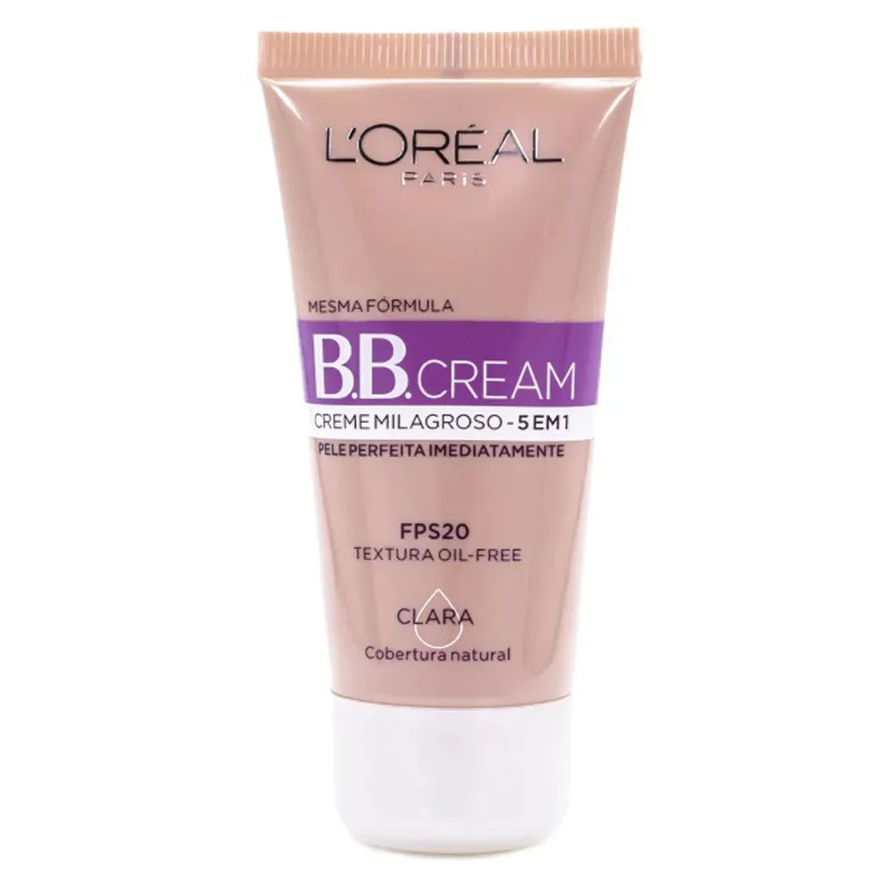 BASE LOREAL PARIS - DERMO EXPERTISE BB CREAM 30ML - CLARO