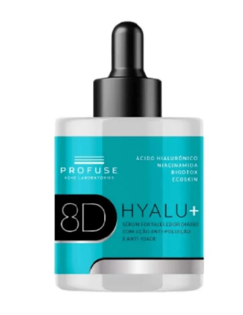 SéRUM FORTALECEDOR ANTI IDADE PROFUSE 8D HYALU+ 30ML