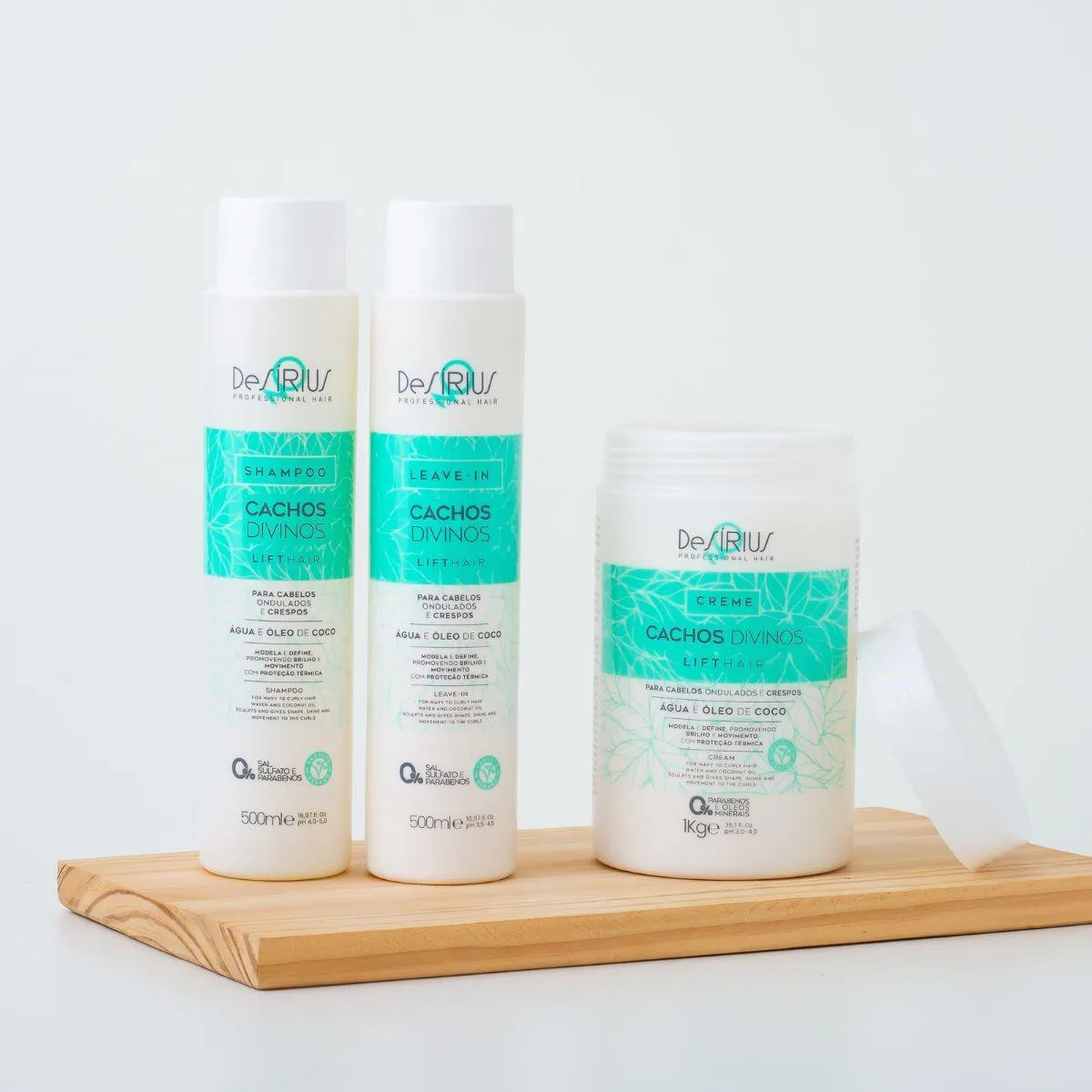 KIT CACHOS DIVINOS DE SIRIUS - 500ML