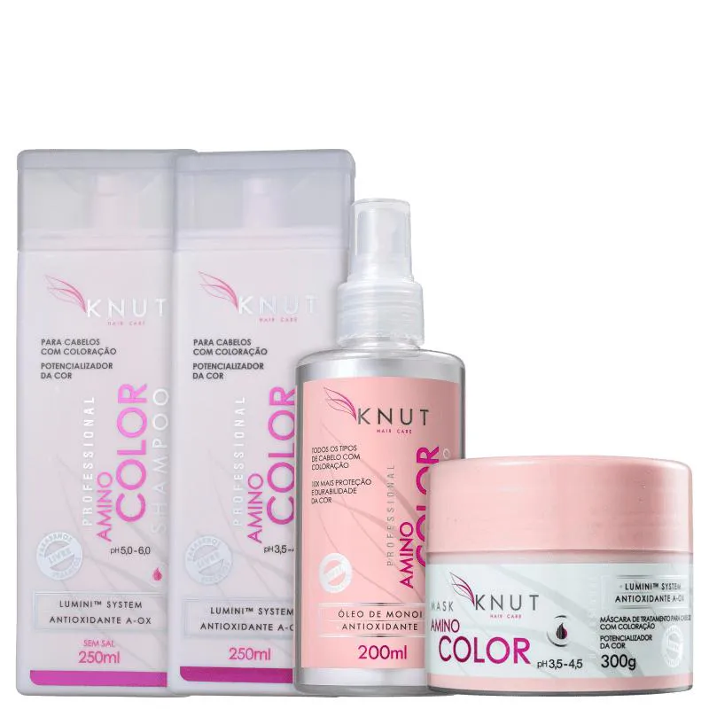 KIT AMINO COLOR KNUT (4 PRODUTOS)
