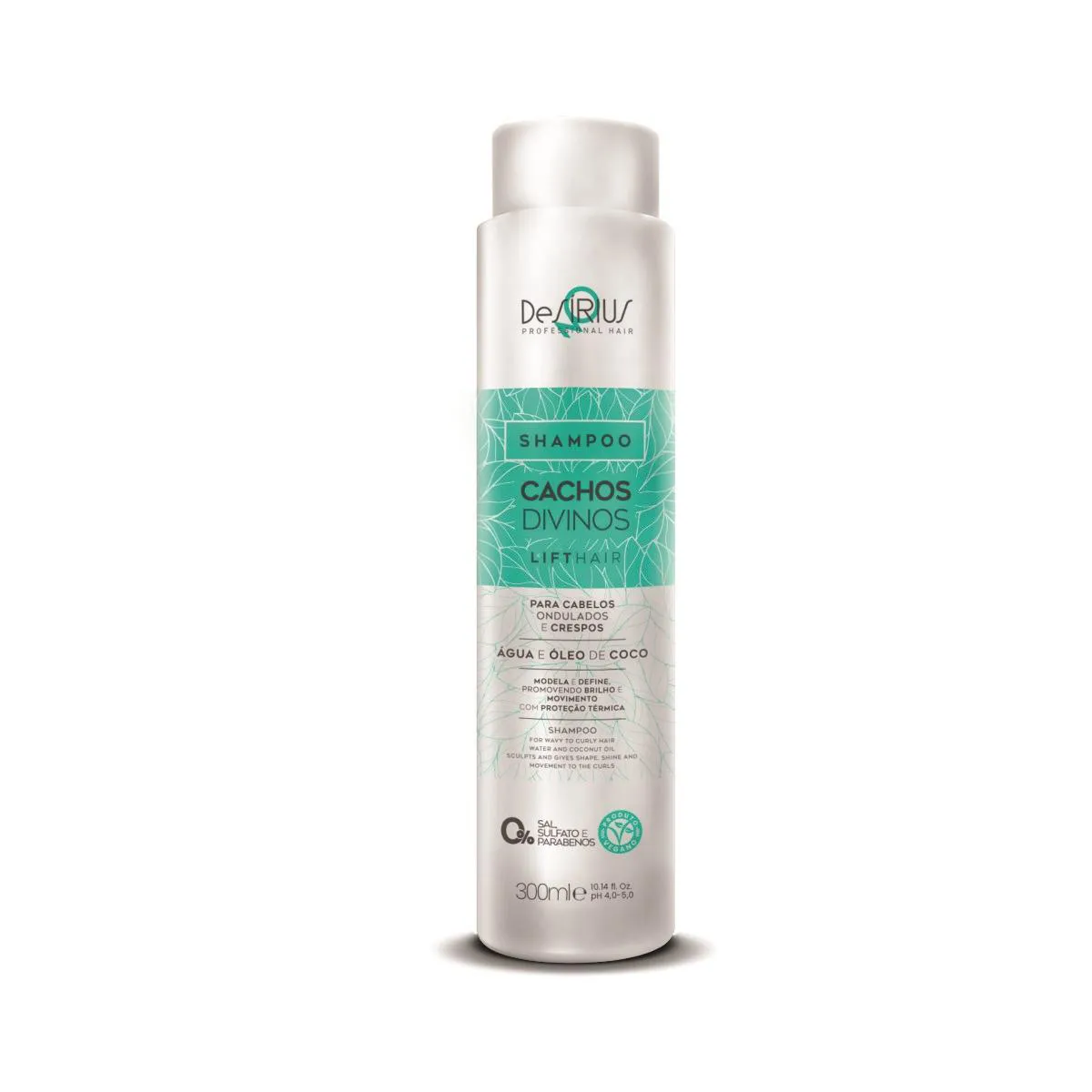 Shampoo Vegano Sirius Cachos Divinos Hidratante 500ml
