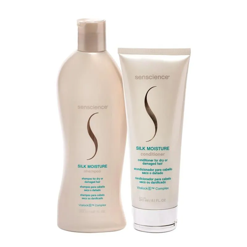 COFFRET SENSCIENCE SILK MOISTURE - SHAMPOO E CONDICIONADOR