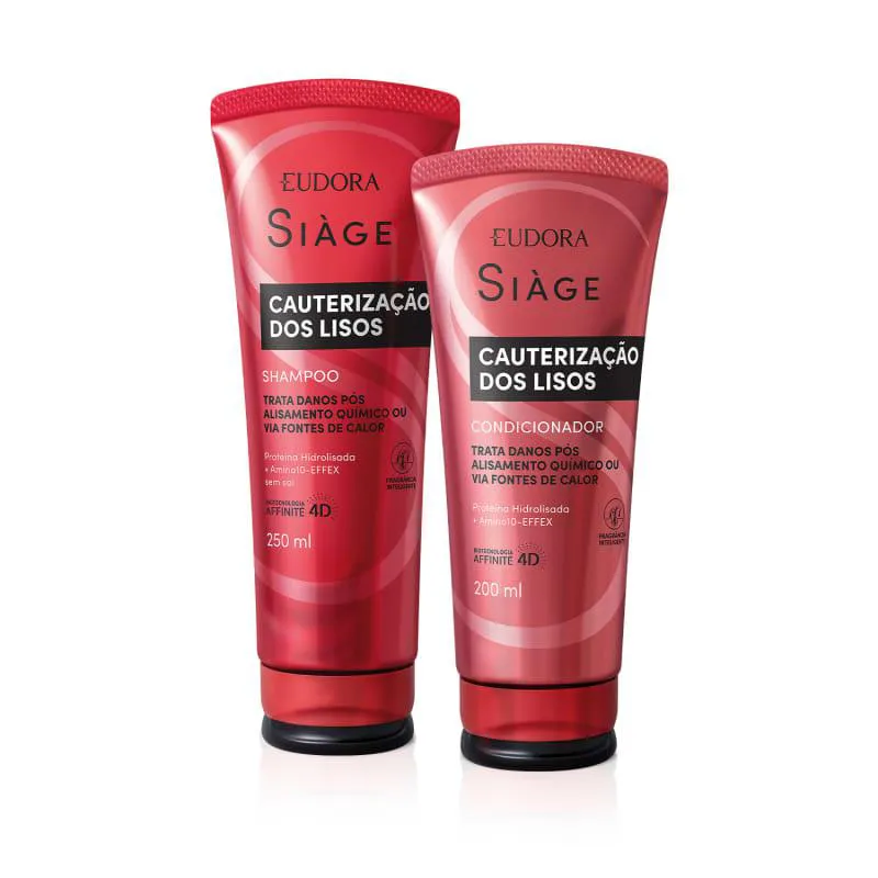 COMBO SIàGE CAUTERIZAçãO DOS LISOS: SHAMPOO + CONDICIONADOR
