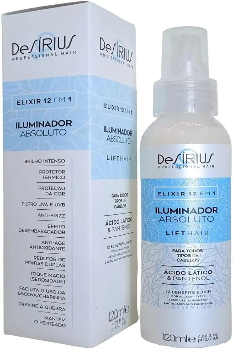 LEAVE IN ELIXIR 12 EM 1 ILUMINADOR ABSOLUTO DE SíRIUS